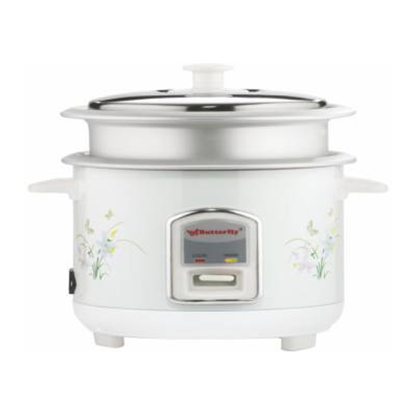 Buy BUTTERFLY KRC 07 1.0 L WHITE ELECTRIC 1 L RICE COOKER kitchen Appliances | Vasanthandco 